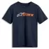 T-Shirt Alpinestars Blaze 2.0 CSF Navy Blanc Orange