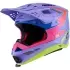 Casque Cross Alpinestars Supertech SM10 Jett Lawrence R01 Violet Rose Jaune