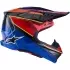 Casque Cross Alpinestars Supertech S-M10 Era Bleu Rouge Jaune Fluo