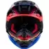 Casque Cross Alpinestars Supertech S-M10 Era Bleu Rouge Jaune Fluo