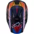 Casque Cross Alpinestars Supertech S-M10 Era Bleu Rouge Jaune Fluo