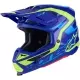 Casque Cross Alpinestars SM7 Deed Bleu Jaune Fluo