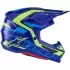 Casque Cross Alpinestars SM-7 Deed Bleu Jaune Fluo