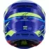 Casque Cross Alpinestars SM-7 Deed Bleu Jaune Fluo