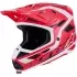 Casque Cross Alpinestars SM-7 Deed Rouge Noir Blanc