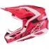 Casque Cross Alpinestars SM-7 Deed Rouge Noir Blanc