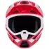 Casque Cross Alpinestars SM-7 Deed Rouge Noir Blanc