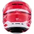 Casque Cross Alpinestars SM-7 Deed Rouge Noir Blanc