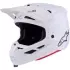 Casque Cross Alpinestars SM-7 Solid Blanc