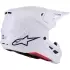 Casque Cross Alpinestars SM-7 Solid Blanc
