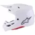 Casque Cross Alpinestars SM-7 Solid Blanc