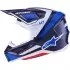 Casque Cross Alpinestars SM-7 Rise Bleu Blanc