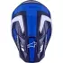 Casque Cross Alpinestars SM-7 Rise Bleu Blanc
