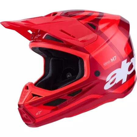 Casque Cross Alpinestars SM7 Core Rouge