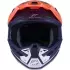 Casque Cross Alpinestars SM-7 Core Orange Bleu Mat