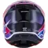 Casque Cross Alpinestars SM-7 Fuse Bleu Violet Rose
