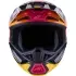 Casque Cross Alpinestars SM-7 Rise Noir Jaune Rose