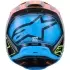 Casque Cross Alpinestars S-M3 Fray Noir Orange Jaune