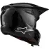Casque Cross Alpinestars S-M3 Solid Noir