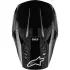Casque Cross Alpinestars S-M3 Solid Noir