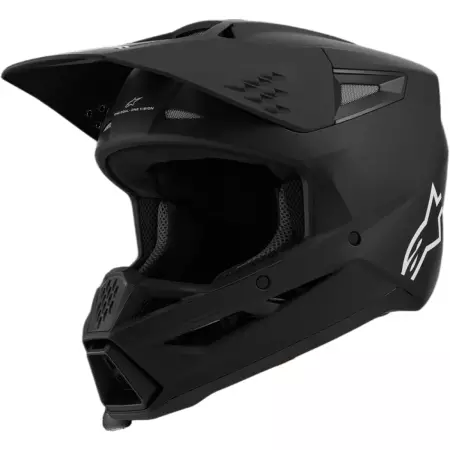 Casque Cross Alpinestars SM3 Solid Noir Mat