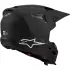 Casque Cross Alpinestars S-M3 Solid Noir Mat
