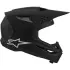Casque Cross Alpinestars S-M3 Solid Noir Mat