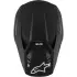 Casque Cross Alpinestars S-M3 Solid Noir Mat