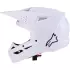Casque Cross Alpinestars S-M3 Solid Blanc