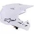 Casque Cross Alpinestars S-M3 Solid Blanc