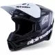 Casque Cross Alpinestars SM3 Radium Noir Blanc Gris
