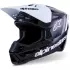 Casque Cross Alpinestars S-M3 Radium Noir Blanc Gris