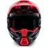 Casque Cross Alpinestars S-M3 Radium Noir Rouge Fluo Blanc