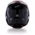 Casque Cross Alpinestars S-M3 Radium Noir Rouge Fluo Blanc