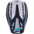 Casque Cross Alpinestars S-M3 Heat Argent Bleu Noir Mat