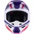 Casque Cross Alpinestars S-M3 Heat Blanc Violet Rose
