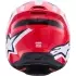 Casque Cross Alpinestars S-M3 Heat Rouge Blanc Noir