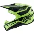Casque Cross Alpinestars S-M3 Heat Jaune Fluo Noir