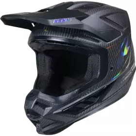 Casque Cross Kenny Titanium Carbon Holographic Noir Mat