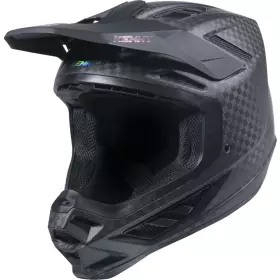 Casque Cross Kenny Titanium Carbone "Big Carbon" Holographic Noir Mat
