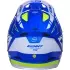Casque Cross Kenny Titanium Graphic Candy Bleu Blanc Jaune