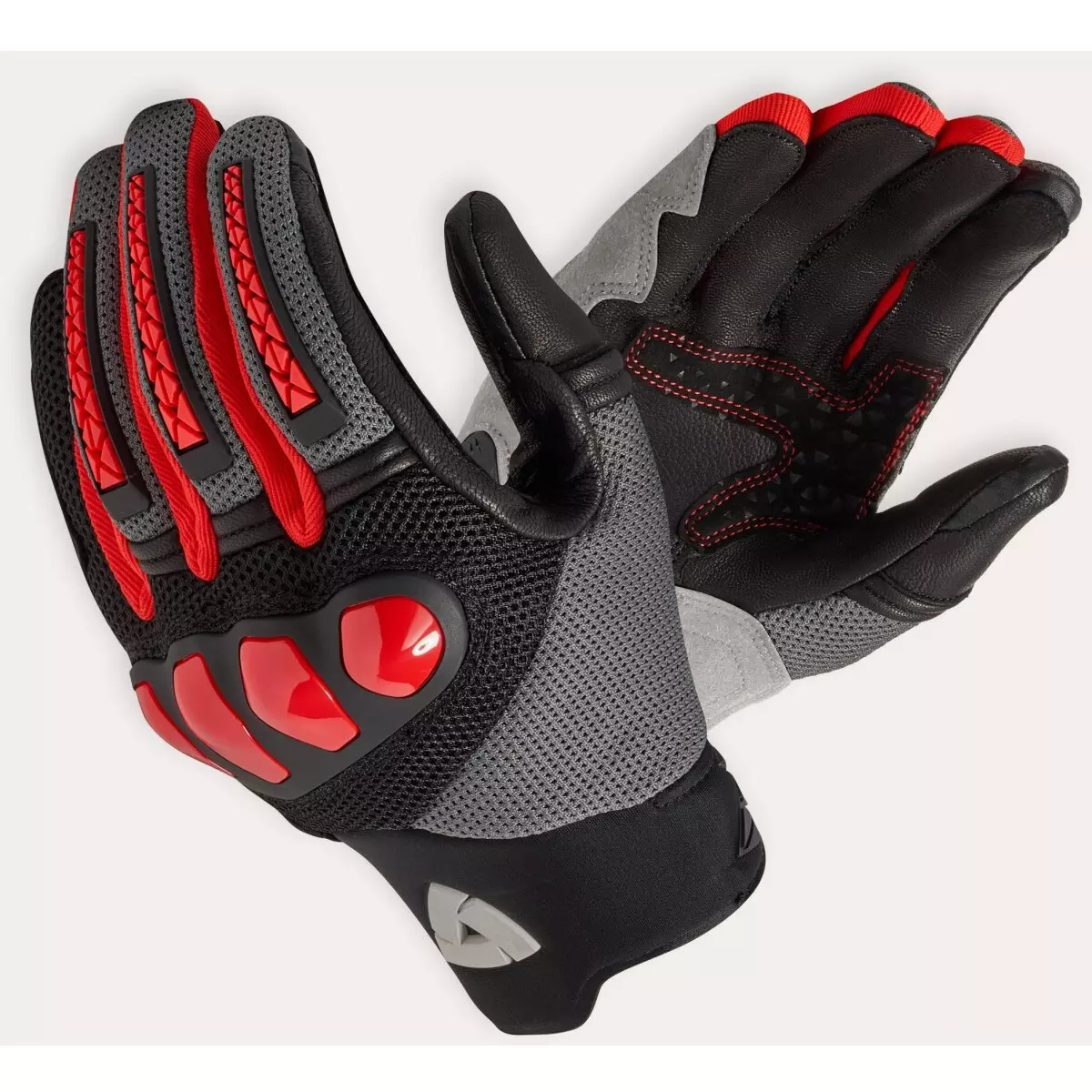 Gants Rev'It Speedart Air Gris Rouge