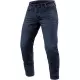 Jean Rev'It Ortes TF L30 Bleu Foncé Noir Usé