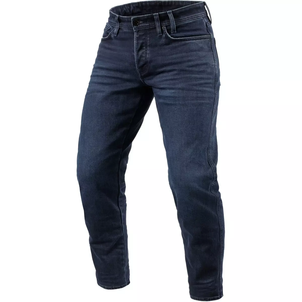 Jean Rev'It Ortes TF L30 Bleu Foncé Noir Usé