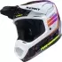 Casque Cross Kenny Performance Graphic + Wave Blanc Violet Orange