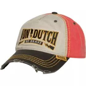 Casquette Helstons X Von Dutch Retro 1 Rouge Gris