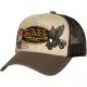 Casquette Helstons X Von Dutch Patches Marron Beige