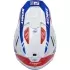 Casque Cross Kenny Titanium Graphic Patriot Bleu Blanc Rouge
