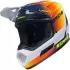 Casque Cross Kenny Performance Graphic Bleu Orange Blanc
