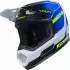 Casque Cross Kenny Performance Graphic Bleu Blanc Noir
